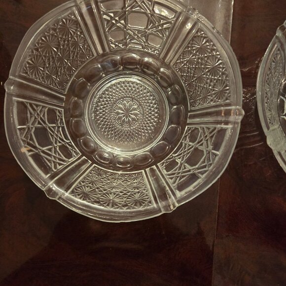 clear vintage dessert bowl - Picture 3 of 3